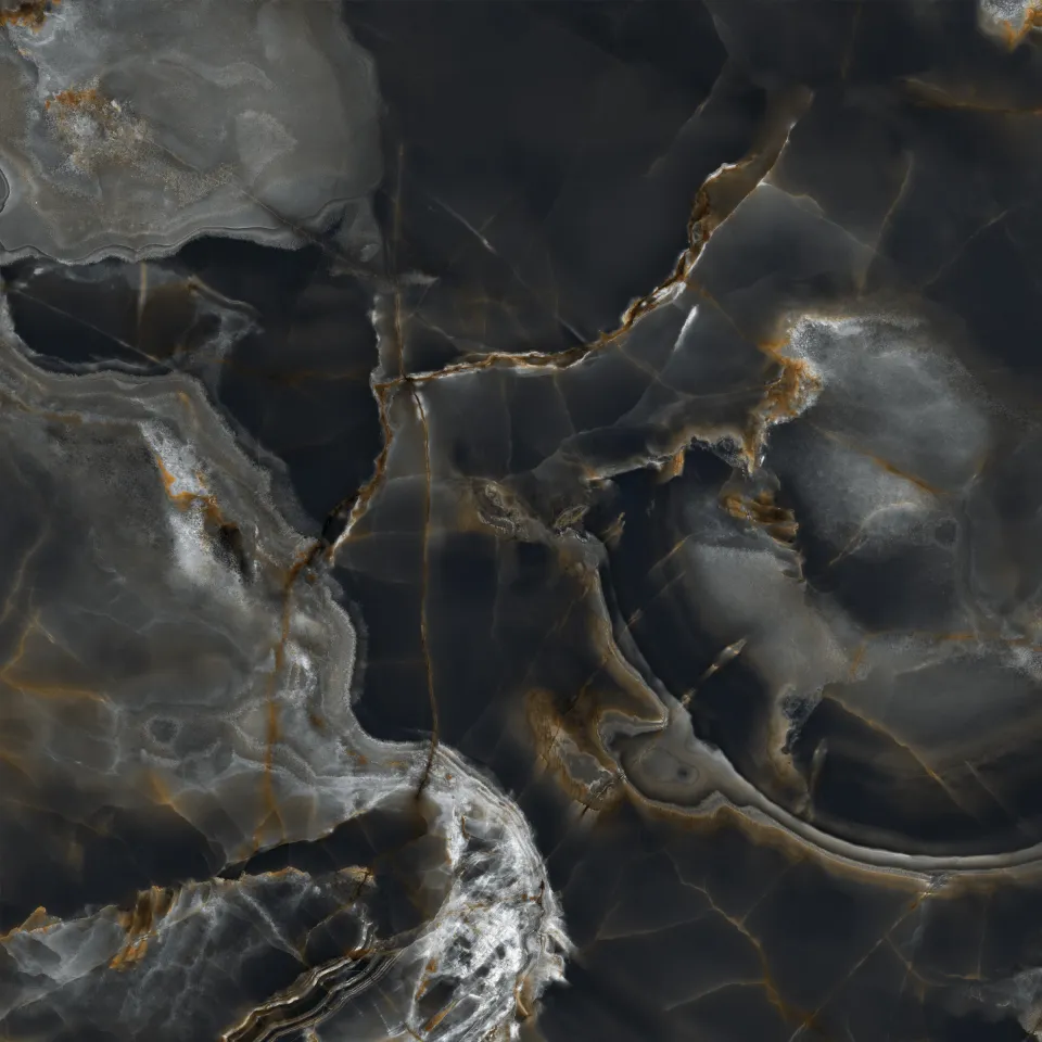 Керамограніт Tagina Onice Reale Nero Luc 60×120 — фото 2