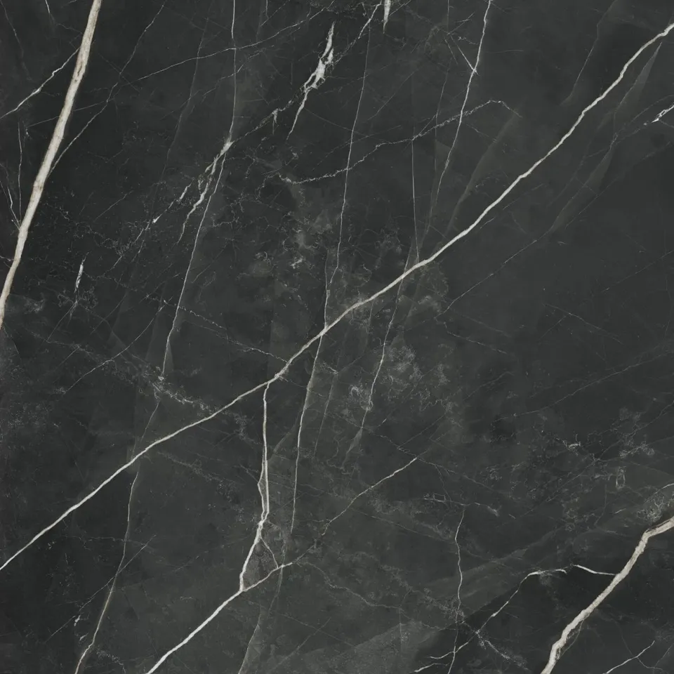 Керамограніт Atlas Concorde Marvel Gala Calacatta Black Lappato 60×120 — фото 2