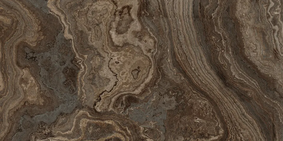 Керамограніт Naxos Rhapsody Brown Wave Lev 60×60 — фото 2