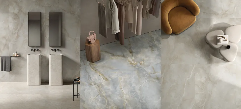 Керамограніт Piemme 05454 MAJESTIC ONYX CRYSTAL BEIGE LEV 120×120 — фото 6