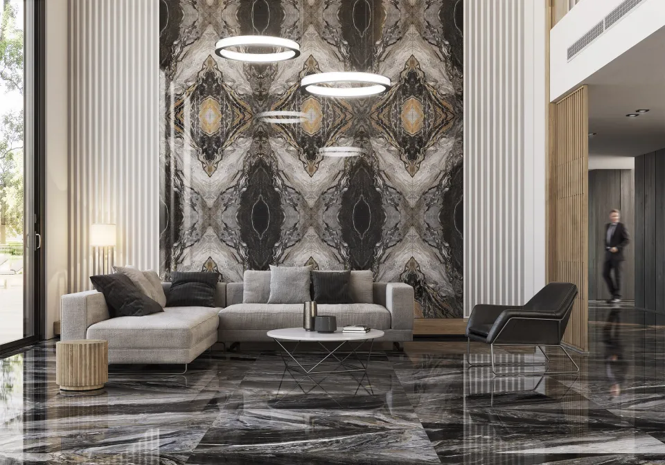 Керамограніт Fanal Orobico Black Nplus 90×90 — фото 3