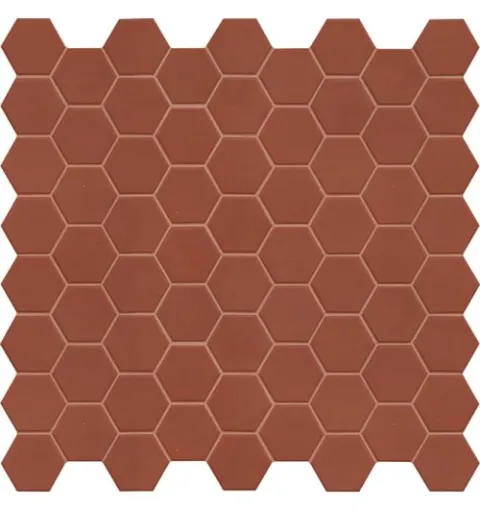 Мозаїка Terratinta Hexa Mos. Rusty Red Matt 31,6×31,6