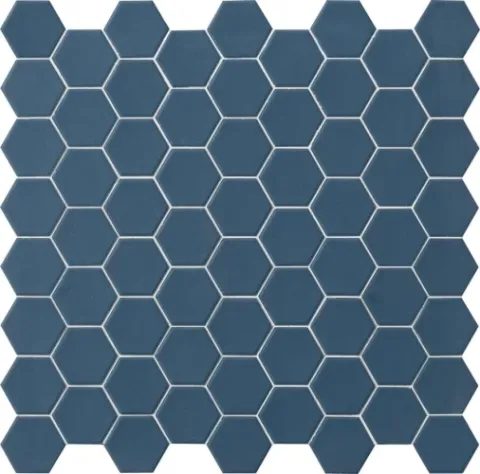 Мозаїка Terratinta Hexa Mos. Aegean Blue Matt 31,6×31,6