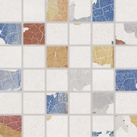 Мозаїка Rako Betonico Multicoloured Mosaic 30×30