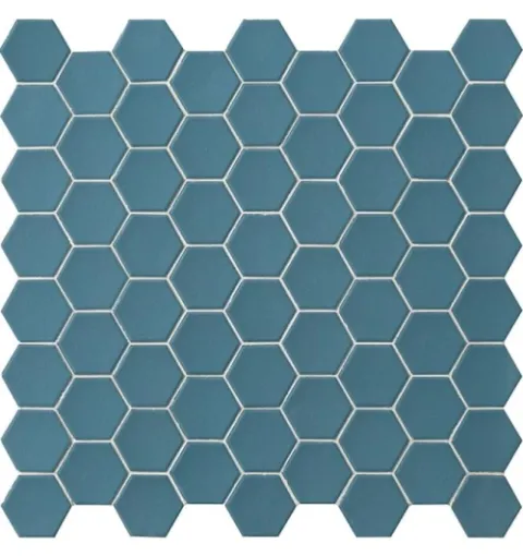 Мозаїка Terratinta Hexa Mos. Cadet Blue Matt 31,6×31,6